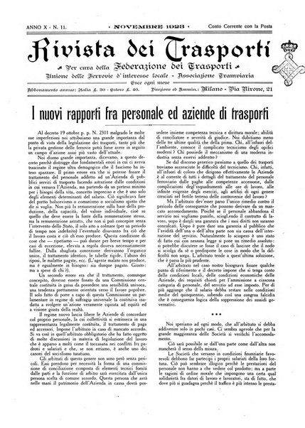 Rivista dei trasporti