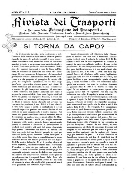 Rivista dei trasporti