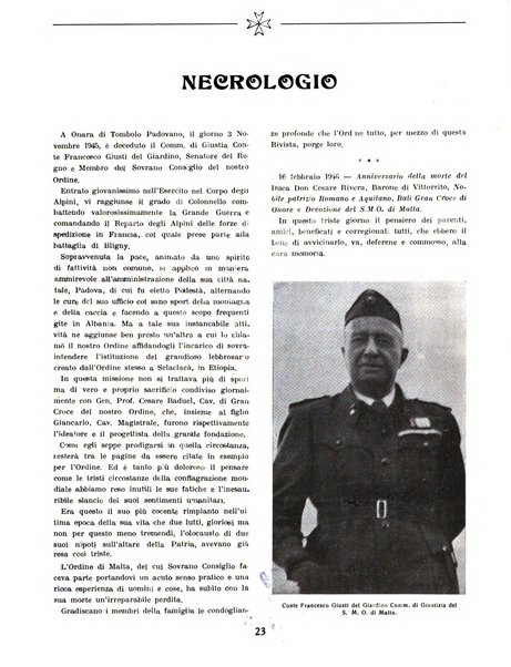 Rivista del sovrano militare Ordine di Malta