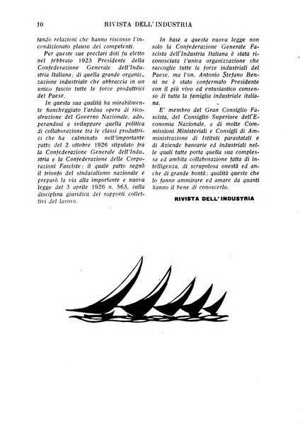 Rivista dell'industria periodico mensile dell'Unione industriale fascista