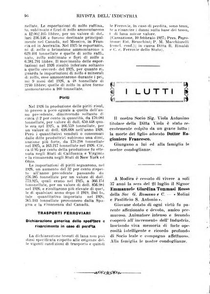 Rivista dell'industria periodico mensile dell'Unione industriale fascista