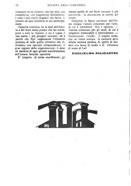 Rivista dell'industria periodico mensile dell'Unione industriale fascista