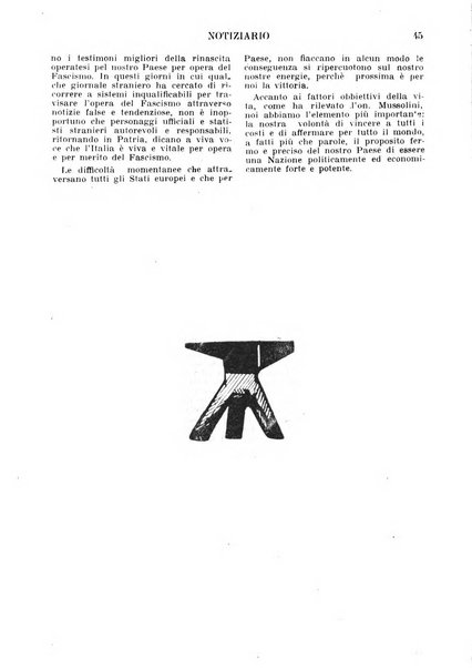 Rivista dell'industria periodico mensile dell'Unione industriale fascista