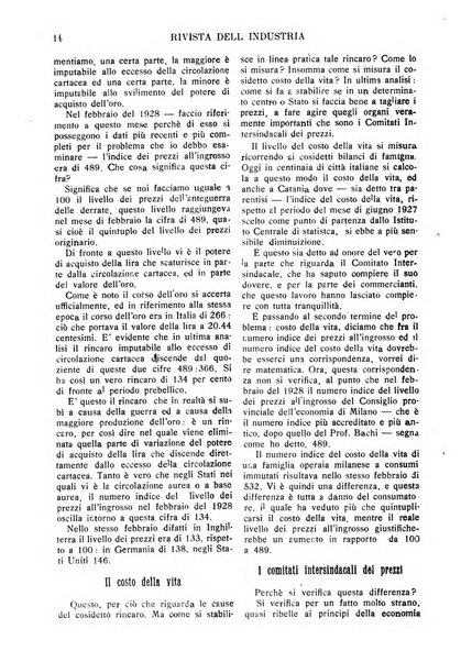 Rivista dell'industria periodico mensile dell'Unione industriale fascista