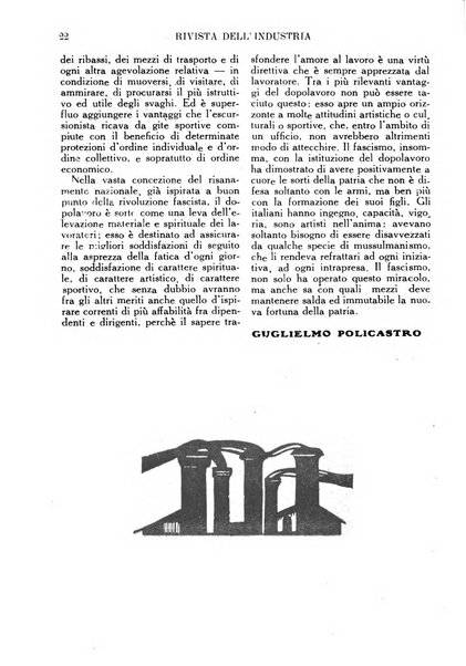 Rivista dell'industria periodico mensile dell'Unione industriale fascista