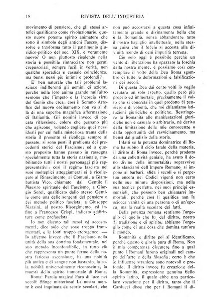 Rivista dell'industria periodico mensile dell'Unione industriale fascista