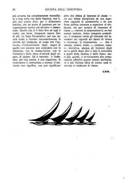 Rivista dell'industria periodico mensile dell'Unione industriale fascista