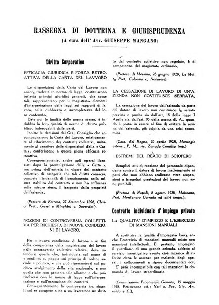 Rivista dell'industria periodico mensile dell'Unione industriale fascista