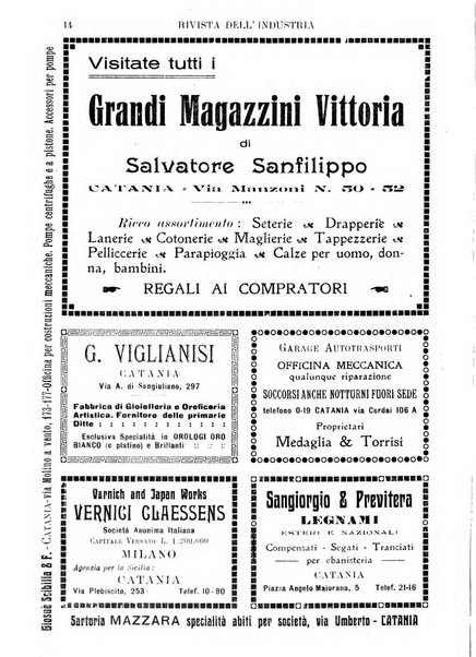 Rivista dell'industria periodico mensile dell'Unione industriale fascista