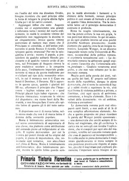 Rivista dell'industria periodico mensile dell'Unione industriale fascista