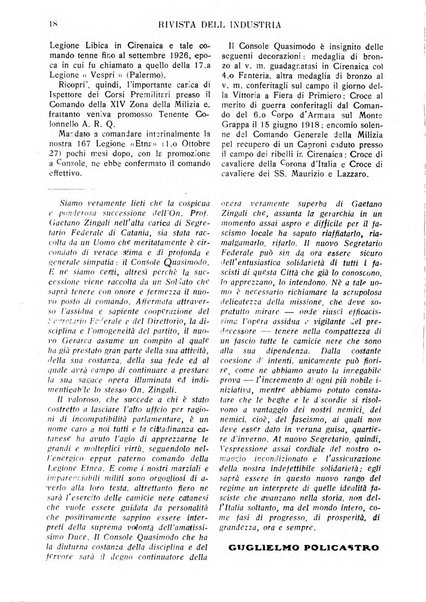 Rivista dell'industria periodico mensile dell'Unione industriale fascista