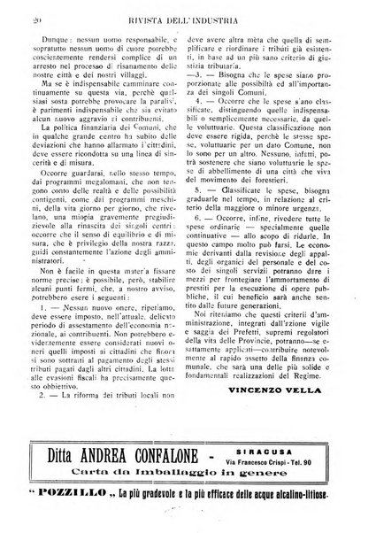 Rivista dell'industria periodico mensile dell'Unione industriale fascista