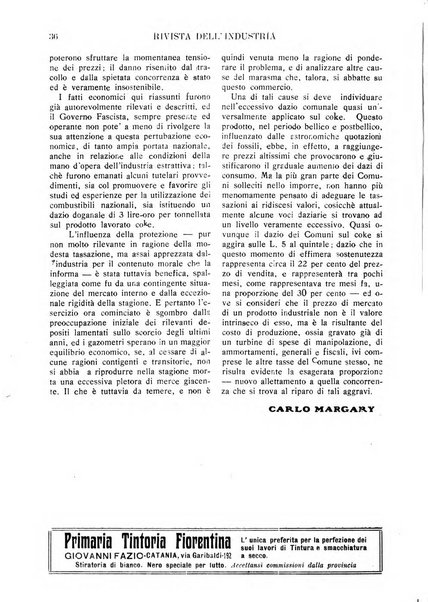 Rivista dell'industria periodico mensile dell'Unione industriale fascista