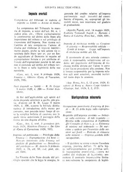 Rivista dell'industria periodico mensile dell'Unione industriale fascista