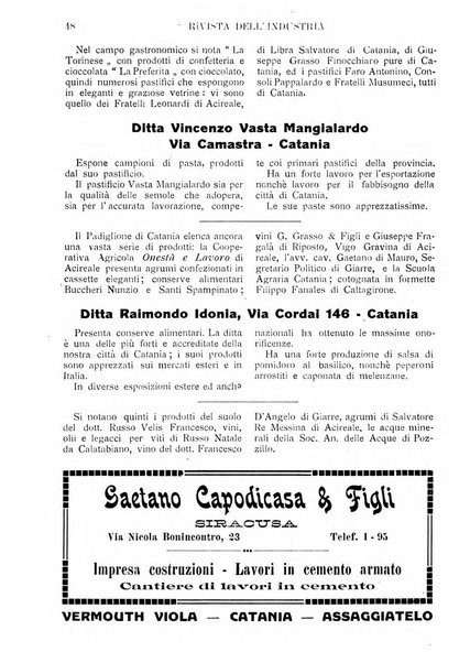 Rivista dell'industria periodico mensile dell'Unione industriale fascista