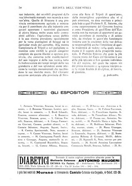 Rivista dell'industria periodico mensile dell'Unione industriale fascista