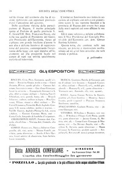 Rivista dell'industria periodico mensile dell'Unione industriale fascista