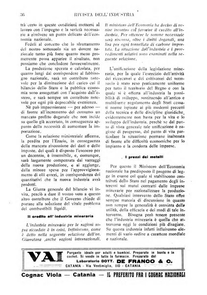 Rivista dell'industria periodico mensile dell'Unione industriale fascista