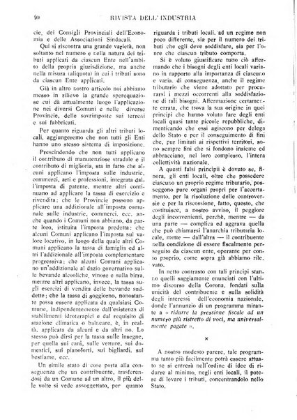 Rivista dell'industria periodico mensile dell'Unione industriale fascista