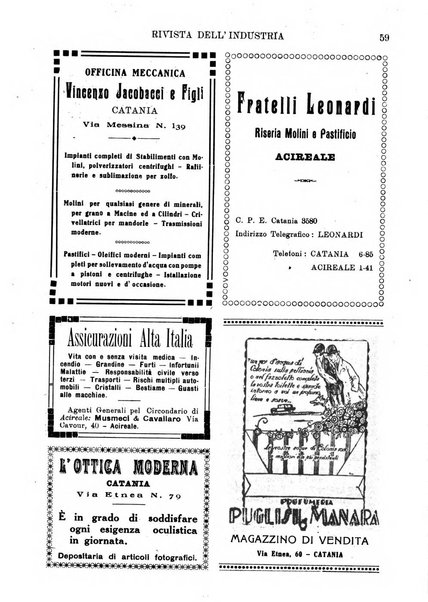 Rivista dell'industria periodico mensile dell'Unione industriale fascista