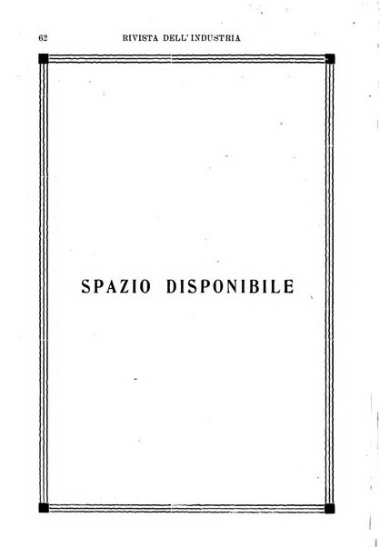 Rivista dell'industria periodico mensile dell'Unione industriale fascista