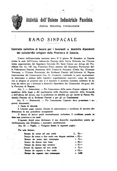 Rivista dell'industria periodico mensile dell'Unione industriale fascista