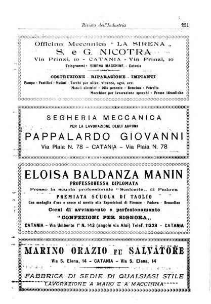 Rivista dell'industria periodico mensile dell'Unione industriale fascista