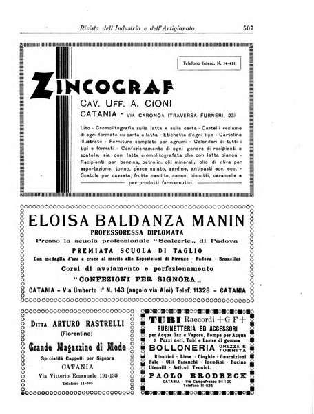 Rivista dell'industria periodico mensile dell'Unione industriale fascista