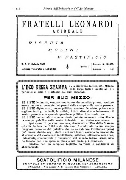 Rivista dell'industria periodico mensile dell'Unione industriale fascista