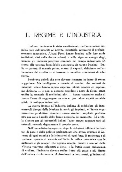 Rivista dell'industria periodico mensile dell'Unione industriale fascista