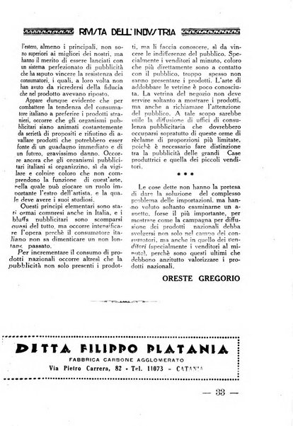 Rivista dell'industria periodico mensile dell'Unione industriale fascista