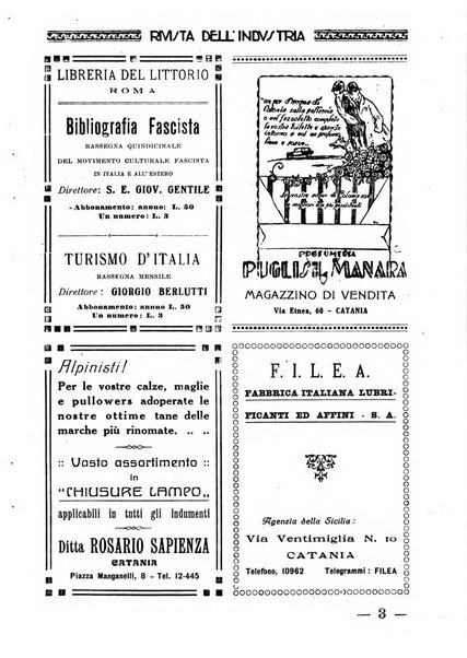 Rivista dell'industria periodico mensile dell'Unione industriale fascista