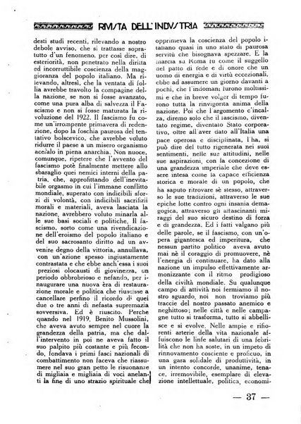 Rivista dell'industria periodico mensile dell'Unione industriale fascista