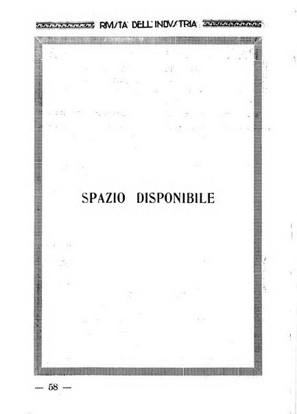 Rivista dell'industria periodico mensile dell'Unione industriale fascista