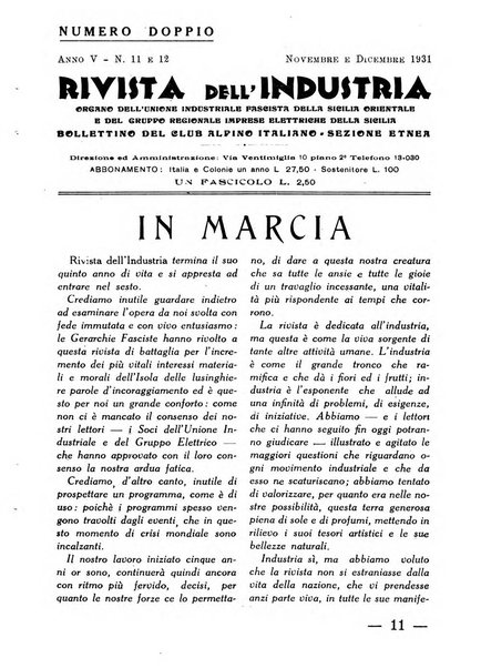 Rivista dell'industria periodico mensile dell'Unione industriale fascista