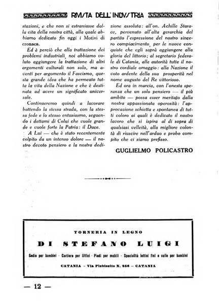 Rivista dell'industria periodico mensile dell'Unione industriale fascista