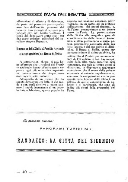 Rivista dell'industria periodico mensile dell'Unione industriale fascista