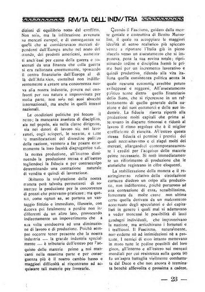 Rivista dell'industria periodico mensile dell'Unione industriale fascista