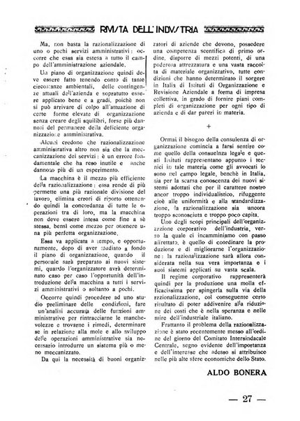 Rivista dell'industria periodico mensile dell'Unione industriale fascista