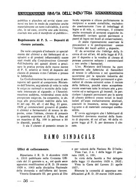 Rivista dell'industria periodico mensile dell'Unione industriale fascista