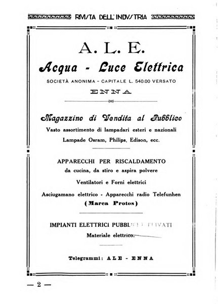 Rivista dell'industria periodico mensile dell'Unione industriale fascista