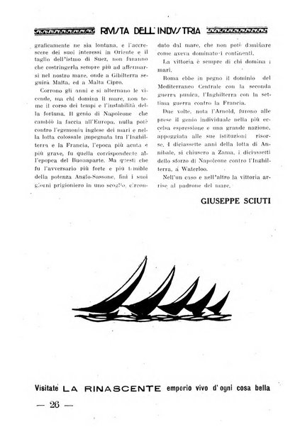 Rivista dell'industria periodico mensile dell'Unione industriale fascista