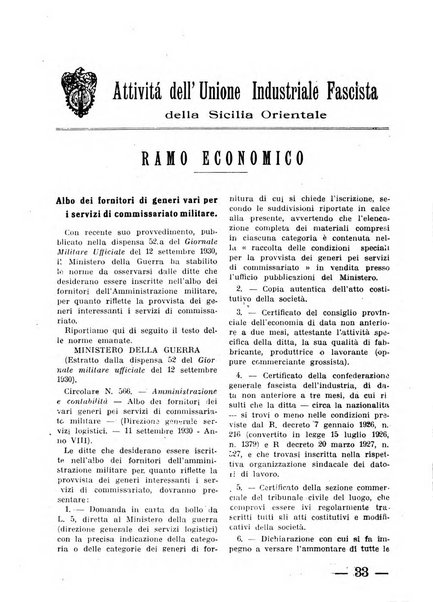 Rivista dell'industria periodico mensile dell'Unione industriale fascista