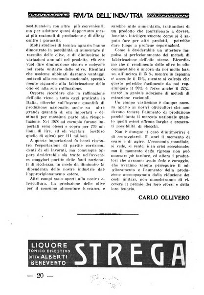 Rivista dell'industria periodico mensile dell'Unione industriale fascista