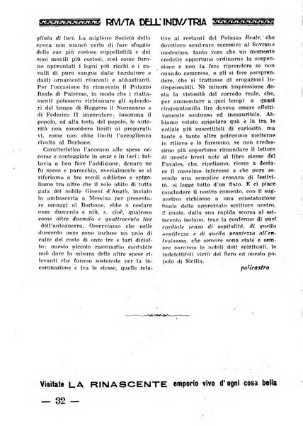 Rivista dell'industria periodico mensile dell'Unione industriale fascista