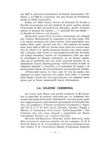 Rivista della r. Università degli studi Benito Mussolini Bari