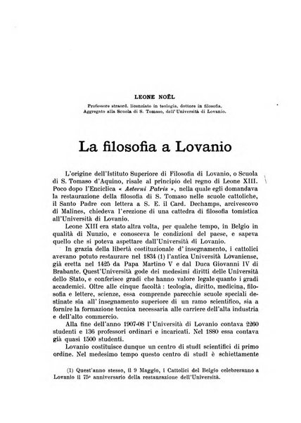 Rivista di filosofia neo-scolastica