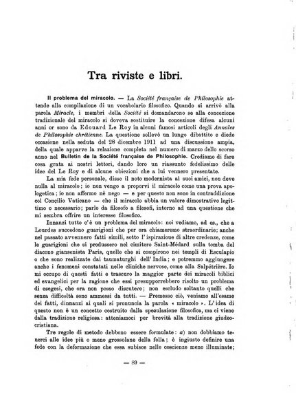 Rivista di filosofia neo-scolastica