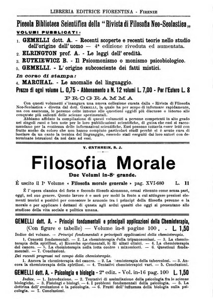 Rivista di filosofia neo-scolastica