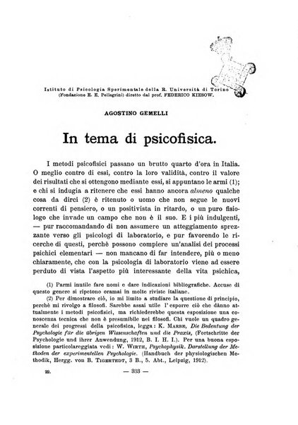 Rivista di filosofia neo-scolastica